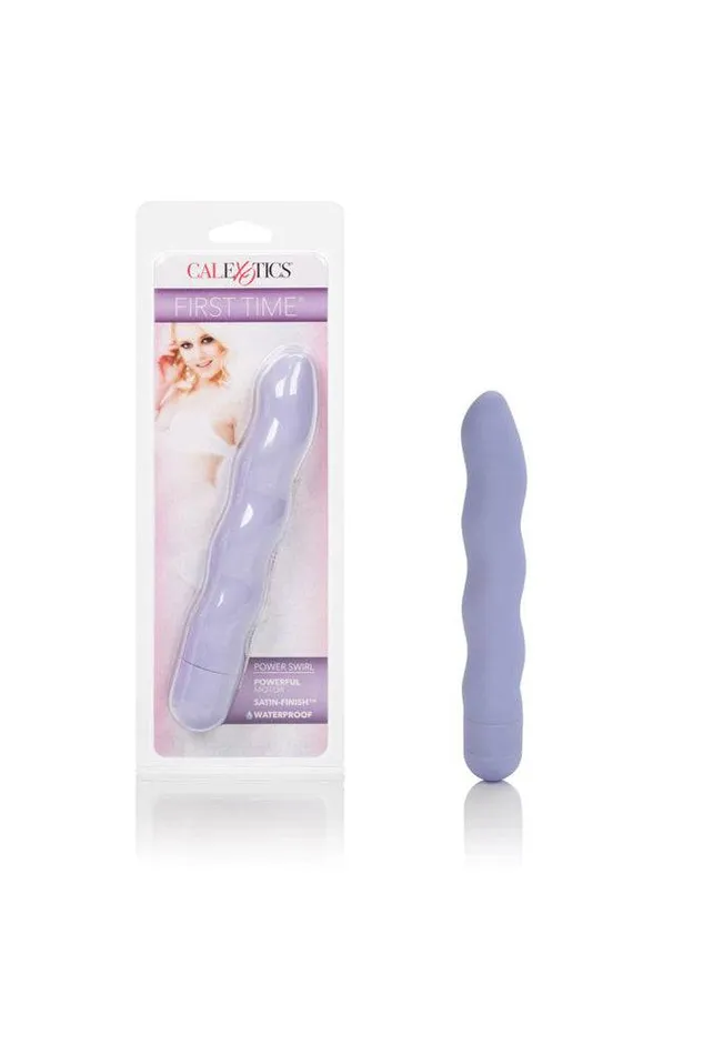 Cal Exotics First Time Power Swirl Vibrator Purple Cal Exotics Vibrators