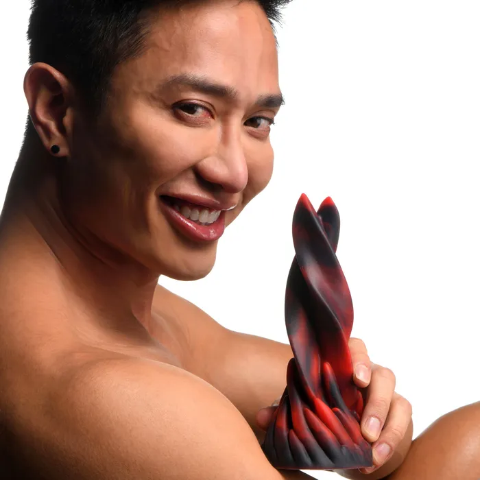 Female Sex Toys Creature Cocks Hell Kiss Twisted Tongues Silicone Dildo