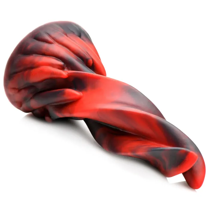 Female Sex Toys Creature Cocks Hell Kiss Twisted Tongues Silicone Dildo