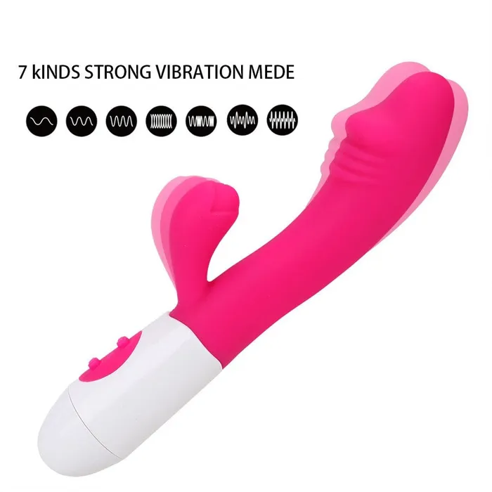 Female Sex Toys G Spot Dildo Rabbit Vibrator Stimulator Vibrating Thrusting Gspot Tapping Crystal Lovegasm