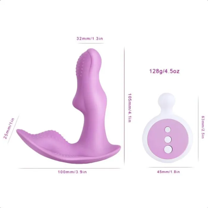 Female Sex Toys Secret PleasureGiver Quiet Discreet Wearable Remote Butterfly PantyPanties Lovegasm