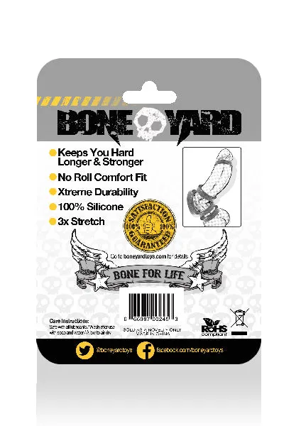 Boneyard Silicone Ring 45mm Grey Rascal Male Sex Toys